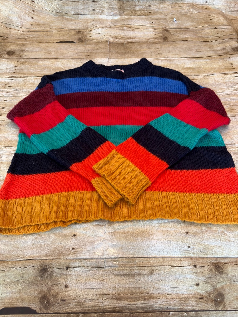 Women’s Urban Outfitters Striped Crewneck Sweater - M